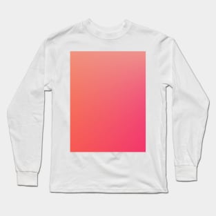 pink yellow gradient Long Sleeve T-Shirt